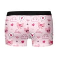 thumbnail image 5 of Yuncity Mens Valentines Day Boxer Briefs Underwear Funny Lips Print Soft Underpants Light Pink L, 5 of 5