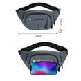 thumbnail image 2 of LONGshukeji Fanny Pack for Men Women Fashion Waterproof Waist Bag Hip with Adjustable Shoulder Straps Outdoor Hiking Running Travel Sports, 2 of 5