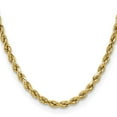 thumbnail image 2 of Primal Gold 10 Karat Yellow Gold 4.9mm Semi-solid Diamond-cut Rope Chain, 2 of 4