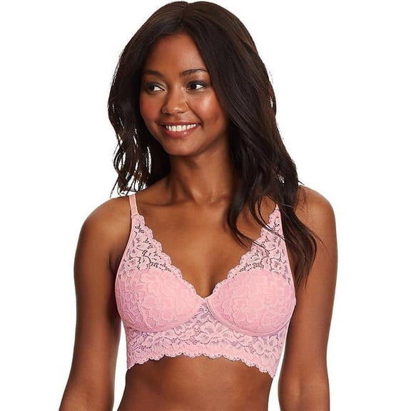 Women's Maidenform DM1188 Casual Comfort Wireless Lined Convertible Bralette (Ballerina Slipper 38D)