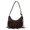 Coffee, variant on Women Shoulder Bag Fashion New Pattern Tassel Decoration Retro Casual Large Capacity Zipper Practical Messenger Bag