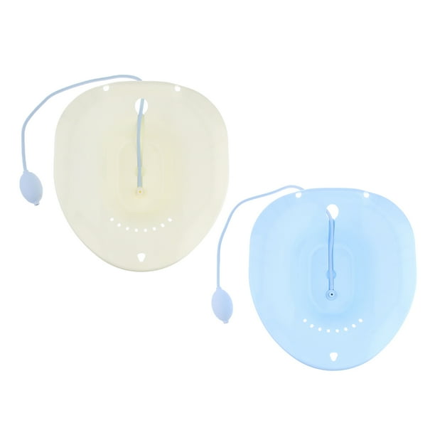 2 Pieces, Sitz Baths Toilet Perineal Soaking with Flusher Episiotomy