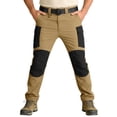 thumbnail image 2 of BUWTTER Pants for Men Soft Outdoor Casual Workwear With Functional Hiking Work Spring Summer Casual Trousers Khaki XL, 2 of 7