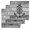 Dark Gray, variant on Nautical Anchor Kitchen Dish Towels for Drying Dishes Set of 2, Vintage Navy Blue Wooden Boards Country Waffle Weave Microfiber Hand Tea Bathroom Towels Quick Dry & Absorbent Towel 15.7x23.6