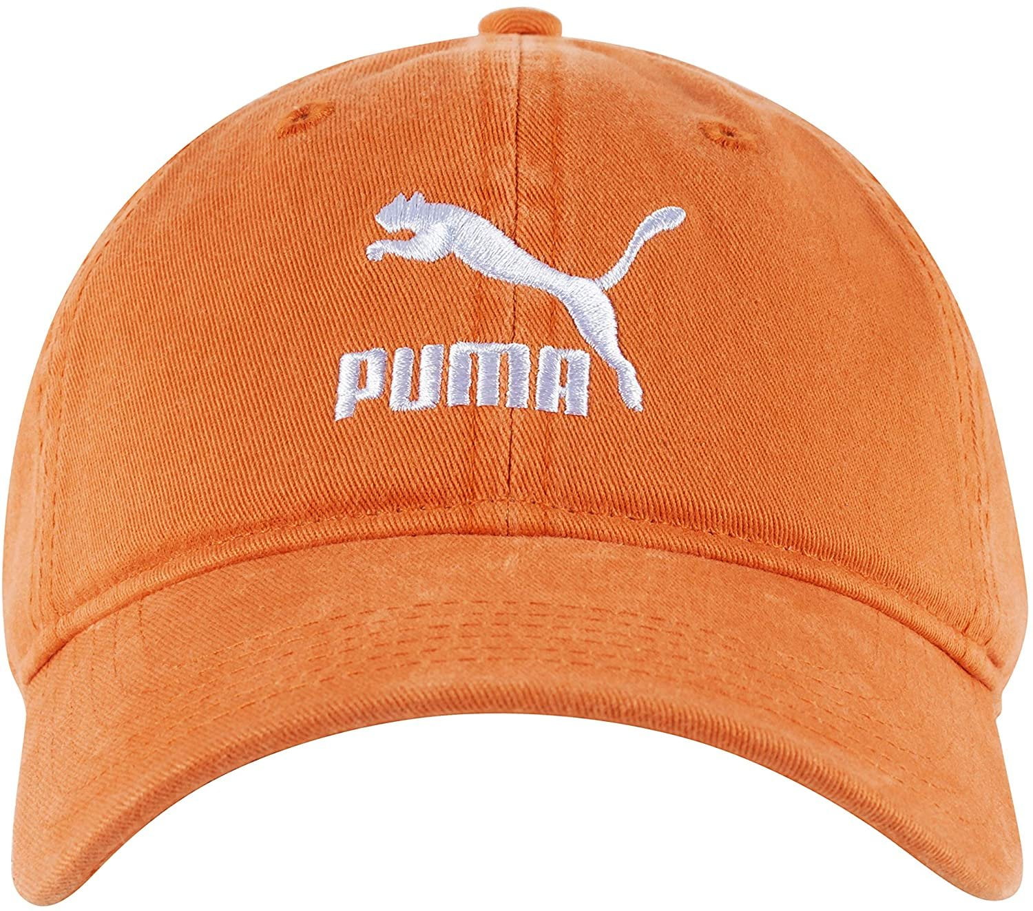 PUMA Archive Adjustable Strap Dad Baseball Cap Hat White | Flex Caps