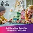 thumbnail image 4 of LEGO Friends Heartlake City Apartments and Stores Dollhouse - Toy Building Set for Kids, Girls and Boys, Ages 12+ - Gift Ideas for Birthday - with 7 Minidolls, a Micro-Doll, and More - 42670, 4 of 8