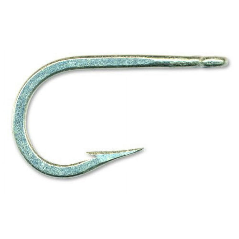 Mustad 7698BD Big Game Sea Mate 2 Extra Strong Forged Duratin Hook with  Brazed Ring (10-Pack), Size 11/0 