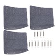 thumbnail image 2 of RV Step Covers, RV Stair Cover 22 X 20in Gray with Spring Hooks for 8 To 11 Inch Depth RV Radius Steps, 2 of 7