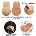thumbnail image 3 of Invisible Bra Adhesive Strapless Push Up Backless Lift Nippleless Covers Rabbit Breast Pasties, 3 of 6