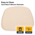 thumbnail image 2 of baibu Chair Cushions for Dining Chairs Set of 2 , 15" x 16", Beige, 2 of 8