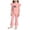 Pink, variant on Cethrio Girls Summer Outfit Sets, Printed 2 Piece Flutter Sleeve Casual Girls Clothing sets Yellow Size 7-8