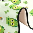 thumbnail image 6 of Dreamtimes St Cute Owls Shamrock Hallway Runner Rug 2'x6' Kitchen Rug with Rubber Backing St Patrick Day Non Slip Entryway Rug Runner Washable Soft Area Rug for Hallway Bedroom Kitchen Decor, 6 of 6