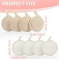 thumbnail image 2 of 8 Pcs Loofah Facial Exfoliator Pads Cleansing Sponge, 2 of 4