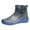 Blue, variant on jsaierl Women's Casual Flat Retro Lace-up Boots Side Zipper Round Toe Shoes Boots