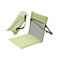 thumbnail image 2 of Silla de suelo con respaldo, silla de camping, silla de arena, silla plegable para adultos Verde, 2 of 8