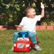Dolu 2 In 1 Step Car Ride-On Toy And Walker, Under-Seat Storage Compartment