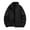 black jackets for men, variant on Mens Puffer Jacket Fashion Autumn Winter Solid Zipper Hooded Coats Warmth Winter Jackets for Mens Big and Tall Sherpa Lined Fleece Outwear Shirt Jacket Black,XXXXL