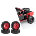thumbnail image 6 of Kuntesetty 4 Pieces 1/18 RC Car Wheels and Tires Accessory Portable, High Performance, Easy Red, 6 of 8