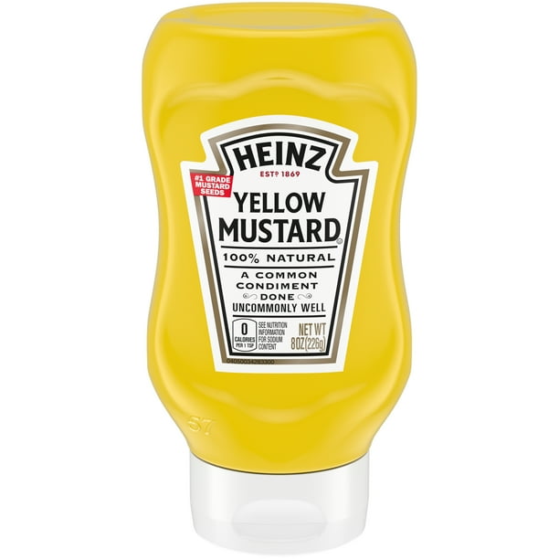 Heinz Yellow Mustard 8 oz. Bottle