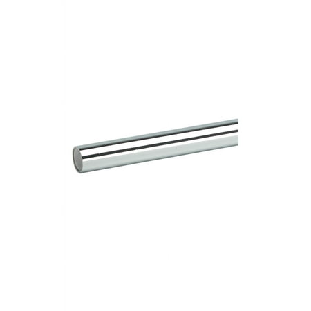 4 foot Round Chrome 1 ¼" Diameter Hangrail - Set of 2