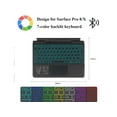 thumbnail image 4 of Type Cover for 13 inch Microsoft Surface Pro 9 / Pro 8 / Pro X, Portable Bluetooth 5.1 Wireless 7-Color Backlit Surface Pro 9/8/X Keyboard with Touchpad/Pencil Holder/Built-in Rechargeable Battery, 4 of 7