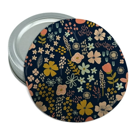 

Mimi Flowers Floral Pattern Round Rubber Non-Slip Jar Gripper Lid Opener