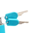 thumbnail image 2 of Cerradura de equipaje con cerradura de gabinete, 6 uds., con 2 llaves, aleación de Zinc, para el hogar, escuela, gimnasio, oficina, 2 of 5