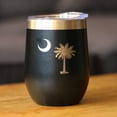 thumbnail image 2 of Bevvee Insulated Wine Tumbler 12 oz Flag Of South Carolina South Carolina Enthusiast Gifts Tumblers, 2 of 4