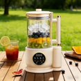 thumbnail image 1 of Máquina Multifuncional para Hacer Leche de Soya, Mezclador de Encimera sin Hervir y sin Filtro, Procesador de Alimentos de Bajo Ruido Estándar Estadounidense, Usado para Cocina Oficina Viaje, 1 of 7