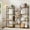 4-Tier Triple Wide Bookshelf, variant on Walsunny Triple Wide 5 Tier Bookshelf Bookcase Wooden Bookshelves with 14 Open Display Shelves for Bedroom Living Room Home Office,Rustic Brown