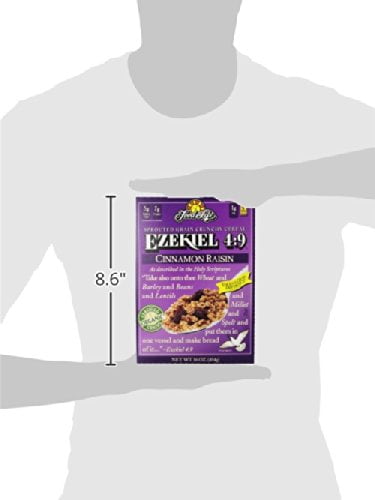 Food For Life Ezekiel 4:9 Organic Sprouted Grain Cereal, Cinnamon Raisin, 16-Ounce Boxes (Pack of 6)