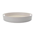 thumbnail image 2 of Hometrends Lemon Bamboo Melamine Round Tray 15.75 Inch 1pc, 2 of 4