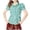 Green, variant on Bavarian Style Women's Oktoberfest Plaid Shirt, Traditional German Checkered Blouse, Elbow Length, for Festivals