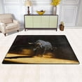 thumbnail image 2 of Dreamtimes Cool Bull Cow Cattle Non-Slip Area Rug Animal Floor Carpet Comfort Floor Mats Decor for Indoor Front Porch,Living Room, Bedroom,Kitchen, 36"x24", 2 of 5