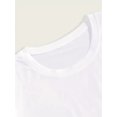 thumbnail image 3 of Camiseta informal de manga corta para hombre 2023: gráfico "Pausé mi juego para estar aquí". Cuello redondo. Poliéster. Lavable a máquina. Perfecta para salidas de verano y para combinar en pareja. Ca, 3 of 5