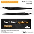 thumbnail image 4 of Headlight Eyebrow for BMW X5 X6 F15 F16 2014-18 Gloss Black, 4 of 5