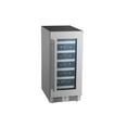 thumbnail image 4 of Landmark L3015ui1w-Rh 15" Wide 23 Bottle Capacity Single Zone Wine Cooler - Stainless, 4 of 7