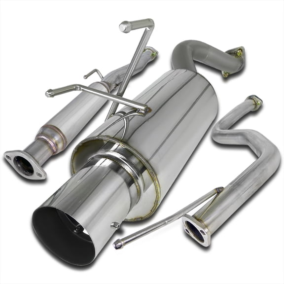 Spec-D Tuning N1 Catback Exhaust Muffler Compatible with 1996-2000 Honda Civic 3Dr