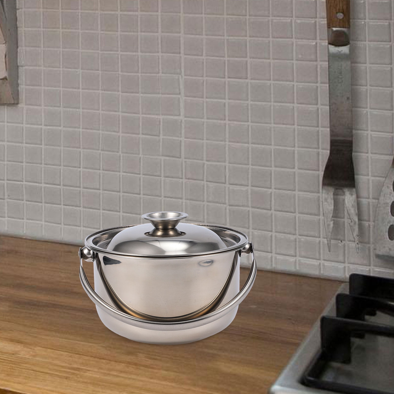 Stainless Steel Stew Pot Non-stick Cooking Pot Multi-functional Soup Pot