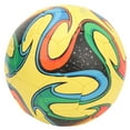 thumbnail image 4 of Balón de fútbol tamaño 5, alta elasticidad, suave, impermeable, cuero de PU, fútbol para adultos, estudiantes, partido de entrenamiento, amarillo, 4 of 12