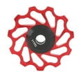 thumbnail image 2 of Bike  Mountain Bike Rear Derailleur Pulley 11T Rear  Wheel Guide Roller Tension Wheel with Bearing, 2 of 7