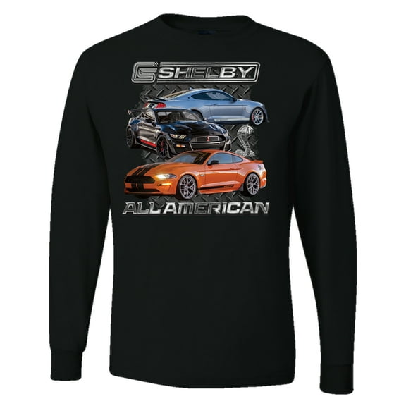Wild Bobby Ford Shelby GT All American Men Long Sleeve Shirt