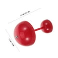 thumbnail image 2 of IFANLANDOR Dollhouse Miniatures Dollhouse Table Lamp Red 1Pack Lighting For Small Scale Settings, 2 of 8