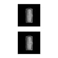 thumbnail image 3 of Guardurnaity Paquete de 240 extensiones de uñas postizas, puntas postizas para manicura, prensa en herramientas de manicura artificiales Type3 NO3, 3 of 6