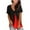 Red summer womens Shirt, variant on Summer Tops for Women Casual Flame Printed Tunic Short Sleeve V Neck Loose Fit T-Shirts Color Block Blouses