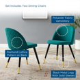 thumbnail image 7 of Cordial Dining Chairs - Set of 2 Teal, 7 of 7