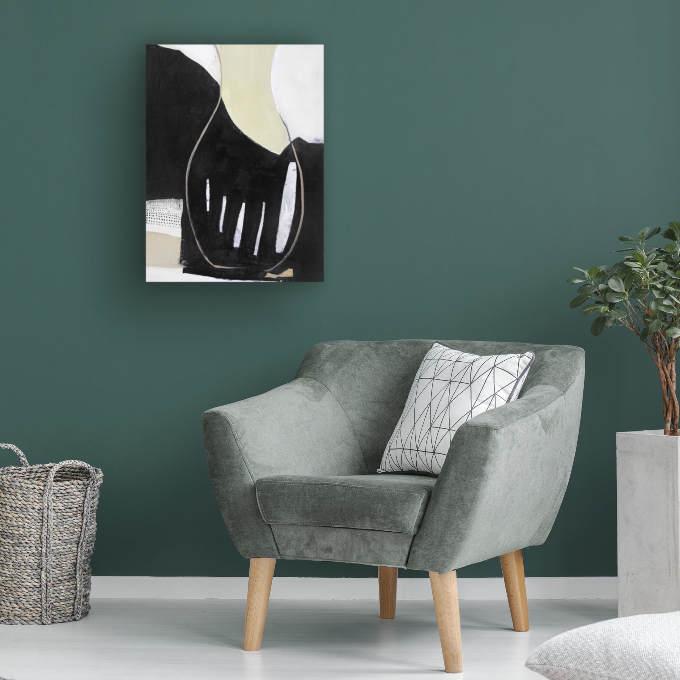 Canvas Wall Art - Design Fabrikken 'Soft Fabrics' Wall Art for Living Room, Bedroom, or Office Décor by Trademark Fine Art - 35 x 47 Inches