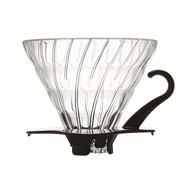 Hario Goteador de café, Vidrio-negro, Negro, 1