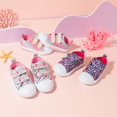 thumbnail image 4 of Toddler Boys & Girls Shoes Kids Canvas Sneakers with Cartoon Dual Hook and Loops, 4 of 8