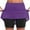 Purple, variant on cfhntfmh Tennis Skirt for Women 2 in 1 High Waisted Athletic Golf Skorts Running Workout Skirts Lightweight Skirt Shorts for Running